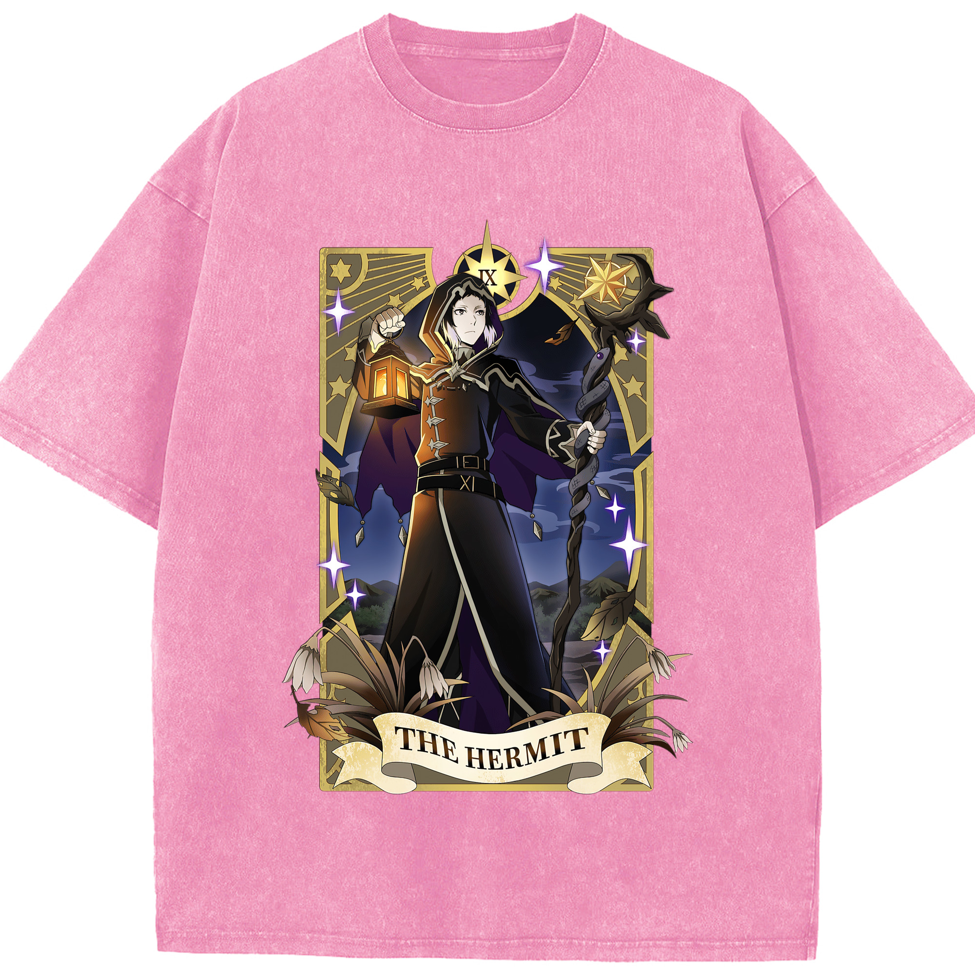 （画像用） 文豪ストレイドッグス Bungo Stray Dogs 綿100% ヴィンテージ風 半袖Tシャツ（フロントプリント）